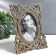 Photo frame Polystone 10x15 cm "Sicily" silver 23x17.5 cm