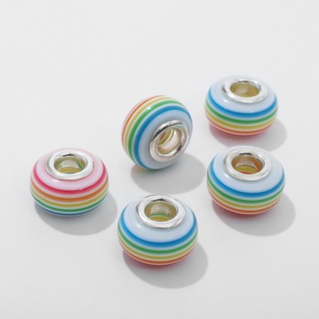 Busina "Rainbow", color in silver-1