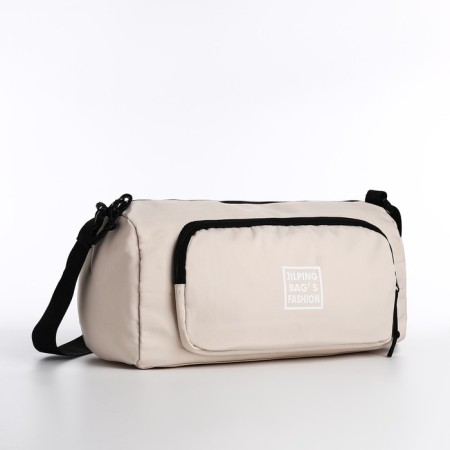 Youth bag with lightning, beige color-2