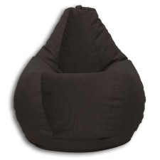 The pear-pear chair is positive Real a, size XXL, diameter 105 cm, height 130 cm, velor, gray color gray