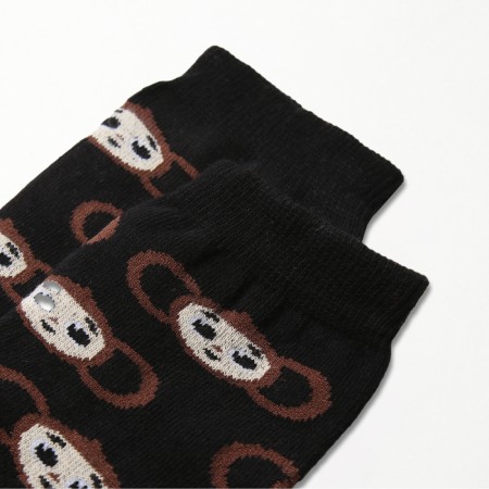 Socks kaftan Cheburashka size 36-39 (23-25 ​​cm) black-1