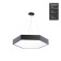 LED LED Geometria Hexagon 38W 4000K 4000 LEP IP40 60x60x8 Black