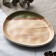 Ceramic plate "Self -Ceater", 18 x 14.4 cm, beige color