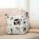 Basket for toys "cow" 30x30x30 cm