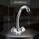 Kitchen mixer Zein Z3724, two -wound, pour height 17.5 cm, chrome