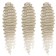 Hollywood Afrolocons, 60 cm, 270 gr, ash/white color HKB454/60 (Catherine)
