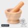 Stupa with a pestle Magistro "Marble", 10.5 × 7 cm, stone, color peach