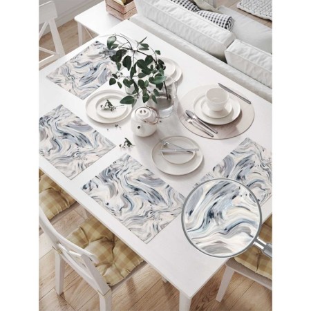 A set of napkins for setting the Table "Otherworldly World", rectangular, size 32x46 cm, 4 pcs-1