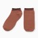 Women's socks shortened, coffee color, rr 25