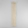 Lightning secret, No. 3, non -income, automatic lock, cotton, 50 cm, ivory color