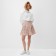 Women's skirt in Minaku fold: casual collection color pink cage, pr 44