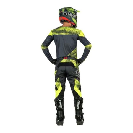 Jersey O’Neal Mayhem CoverT, Male, Size l, graphite, yellow-3