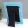 Photo frame plastic 10x15 cm "Knitted" blue with gold 20.5x15.5 cm