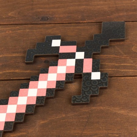 Set of wooden souvenirs "ruby weapon" shield, sword-9