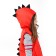 Children's vest, red color, height 110-116 cm