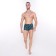 Panties men's boxers "toads", blue color, size 48 (m)