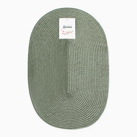 Serving shade "Oval", central-green, 45*30 cm-2
