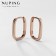 Earrings Metal Xuping Elevation, Color Pink Gold