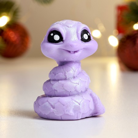 New Year. Symbol 2025. A set in a canvas jar "Do not wait for a miracle, be them!" snake soap + washcloth-2