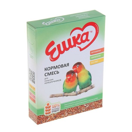 Feed "Eshki" for non -memorial parrots, 500 g