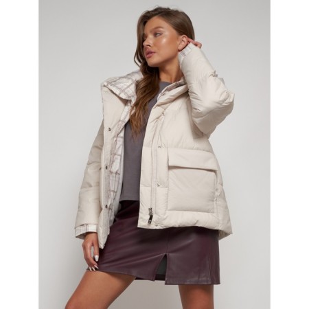 Winter jacket, size 50, beige color-20