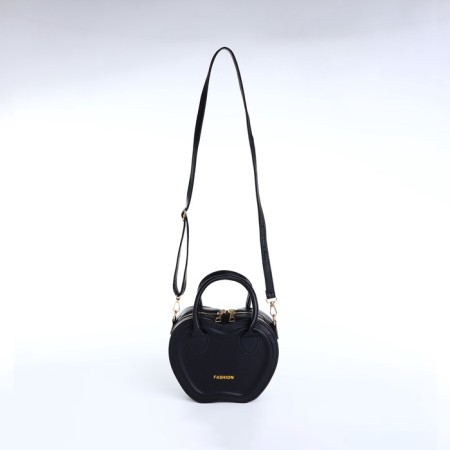 Bag Women's Cross-Bodi with a zipper, black color