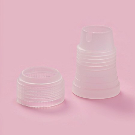 Set of confectionery share, 11 objects: 10 nozzles, bag, color mix-5