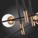Ceiling Ceiling ST LUCE. SL1203.402.06. Limano. 6x40 watts, E27, 98.5x98.5x33.7 cm, bronze color, black
