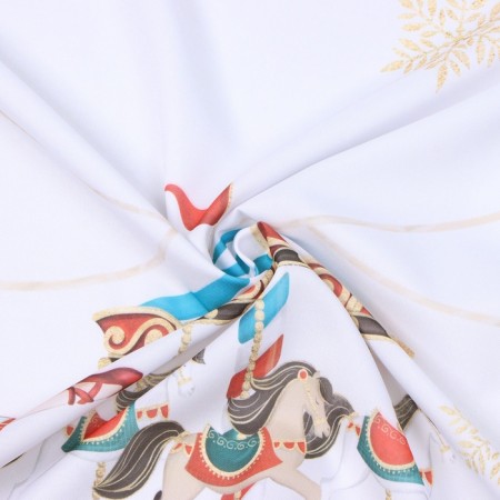 A set of curtains d/kitchen with grabbits "Nutcracker" 145x180cm-2 pcs., 100% p/e-6