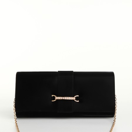 Female bag on a magnet, black color