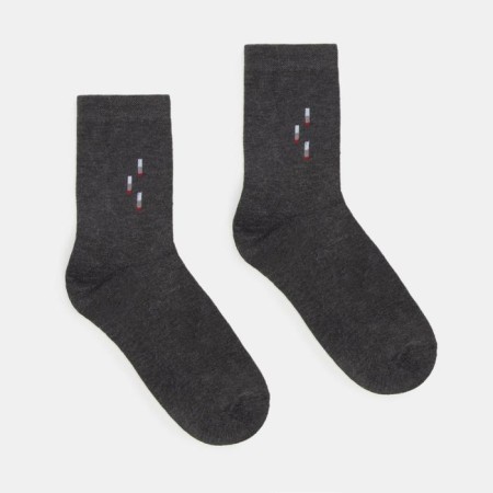 Male socks, dark gray color, size 27-29