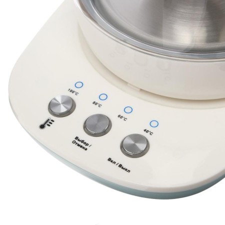 Electric kettle Galaxy Gl 0591, glass, 1200 watts, 1.5 l, backlight, quarrel, blue-1
