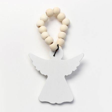 Ring for napkins "Angel", col. White, 6*7 cm, tree-3