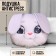 Antistress pillow "Bunny gray"