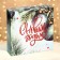 New Year. Box for 4 sweets, "Christmas toys", 12.6 x 12.6 x 3.8, confectionery packaging