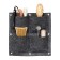 Organizer QWERTY for storage, made of felt, square, 4 pockets, 1 l, color gray color