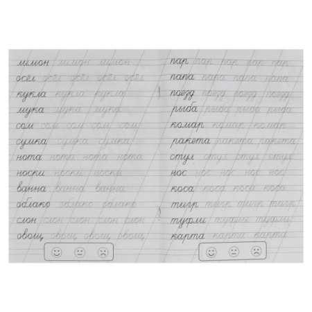 Records “Write words in italics”, Zhukova M.A.-2