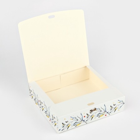 Folding Gift Box "Magic New Year", 20 x 18 x 5 cm, without tape, New Year-6