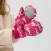 Winter children's mittens minku, raspberry color, 15cm