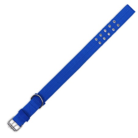 Four-layer collar, 64 x 4 cm, Osh 50-58 cm, polyester, blue-4
