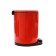 Garbage bucket 6 l, red color