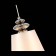 Suspension EVOLUCE. SL1137.103.01. Rionfo. 1x40 W, E27, 26x26 cm, Nickel color
