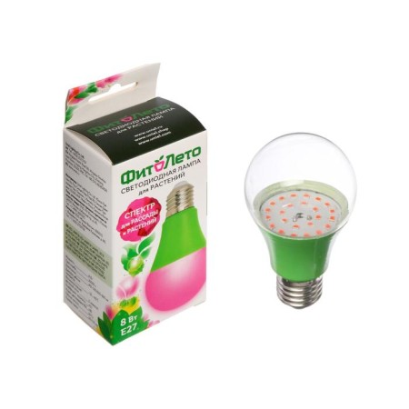 LED Fitolamps Uniel, A60, E27, 8 W, 250 V, 220 °, multi -constituent-1