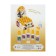 Colored paper A4, 16 sheets, 16 colors "anime", bilateral, in the folder, 65 g/m2