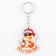 Wooden keychain "For happiness", 5.5 x 6 cm