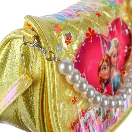 Children's bag on the valve, 6x12x16 cm, adjustable belt, yellow mix-4
