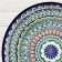 Largan Rishtan ceramics "Patterns", 42 cm, Blue Mix