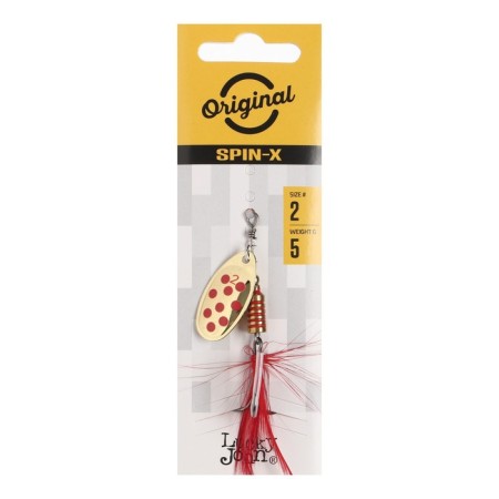 Spinning spinning Lucky John Spin X Round 02, 5 g, GR color