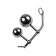 Things with two Toyfa Metal balls, silver color