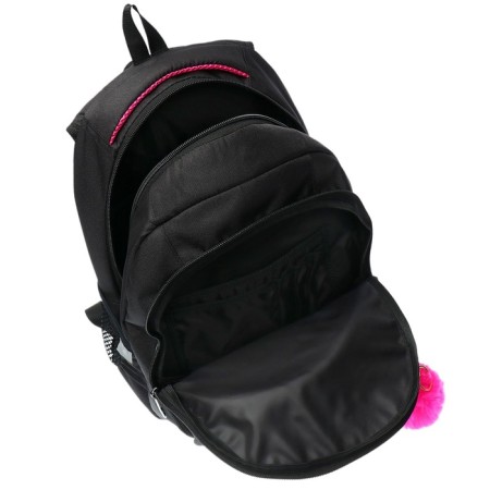 Youth backpack, 42 ​​x 31 x 13 cm, ergonomic back, stavia "cat muzzle", black-8